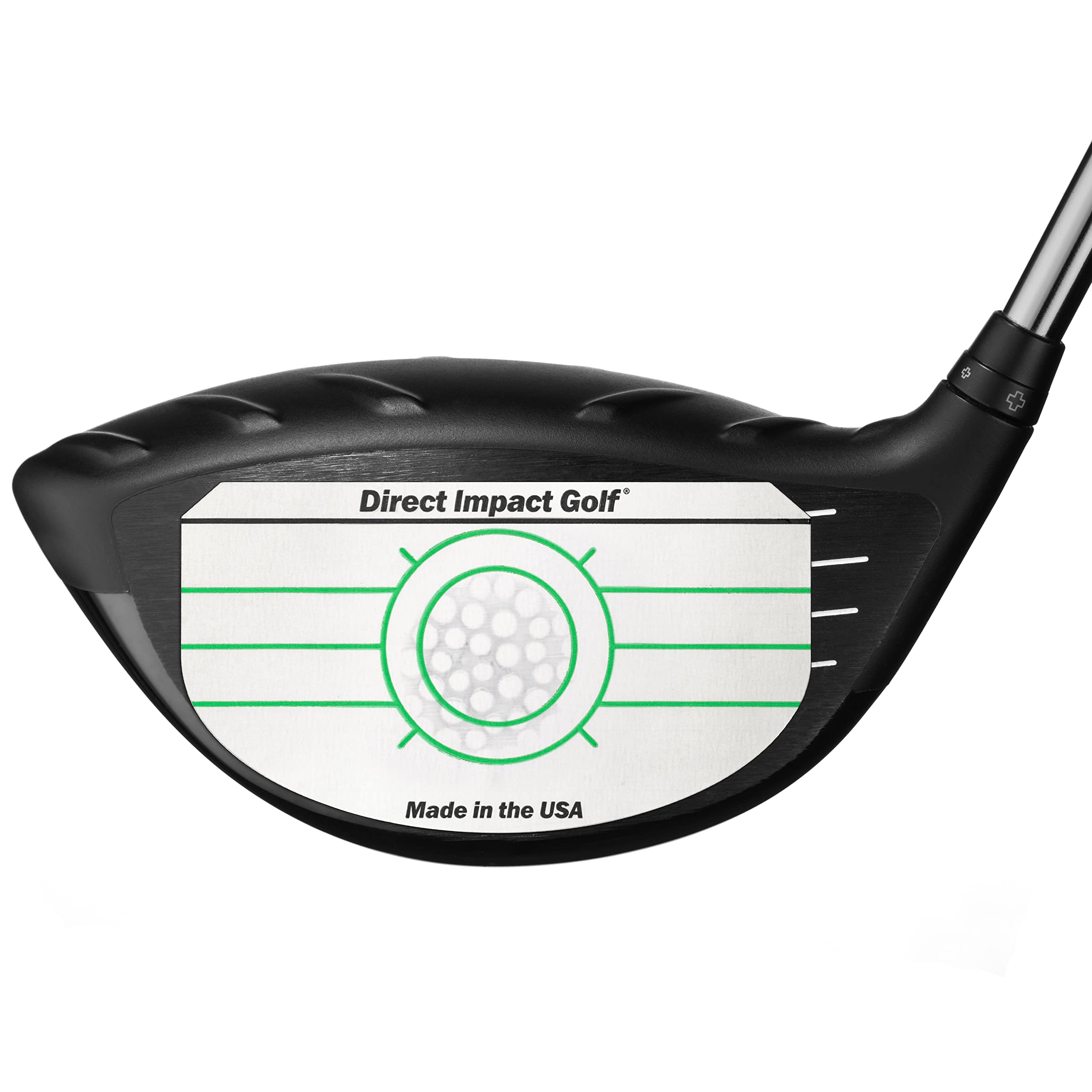 Ultra-Thin Golf Impact Tape by Direct Impact Golf: Combo Pack (100 Driver+100 Iron) Ultra-Thin Golf Impact Tape Labels for Accurate Swing Analysis and Shot Feedback