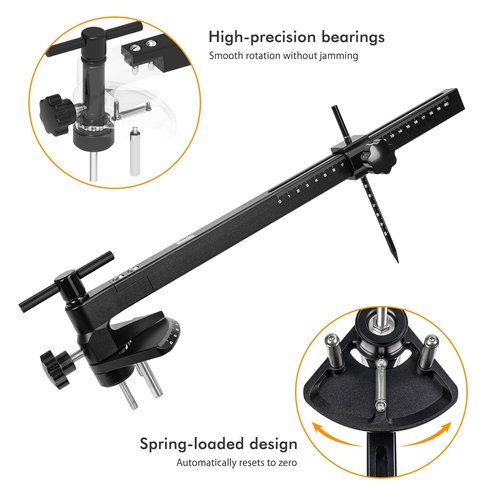 Mimoke Professional Road Bike Shifter Adjustment Tool Aluminum Alloy Black Anodized, Fits 340-460mm Drop Bars – Essential for Bike Shops & Enthusiasts