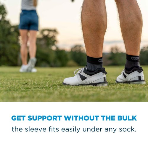 OrthoSleeve FS6 Compression Foot Sleeves for Women & Men, Helps Plantar Fasciitis Relief, Heel Pain, Achilles Tendonitis Support & Swelling (1 Pair)