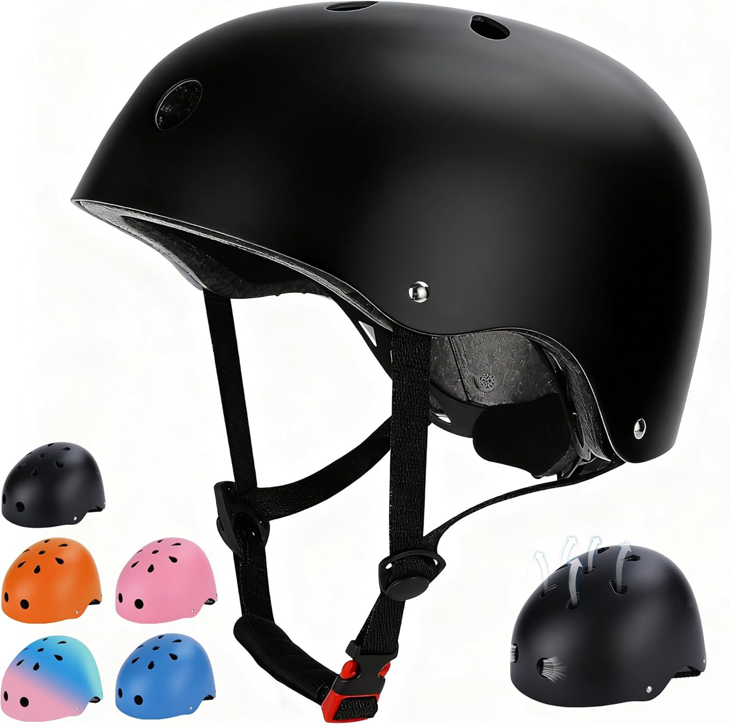 Skiennix Kids Bike Helmet - Adjustable Lightweight Safety Gear for Ages 1-14 | Multi-Sport Use
