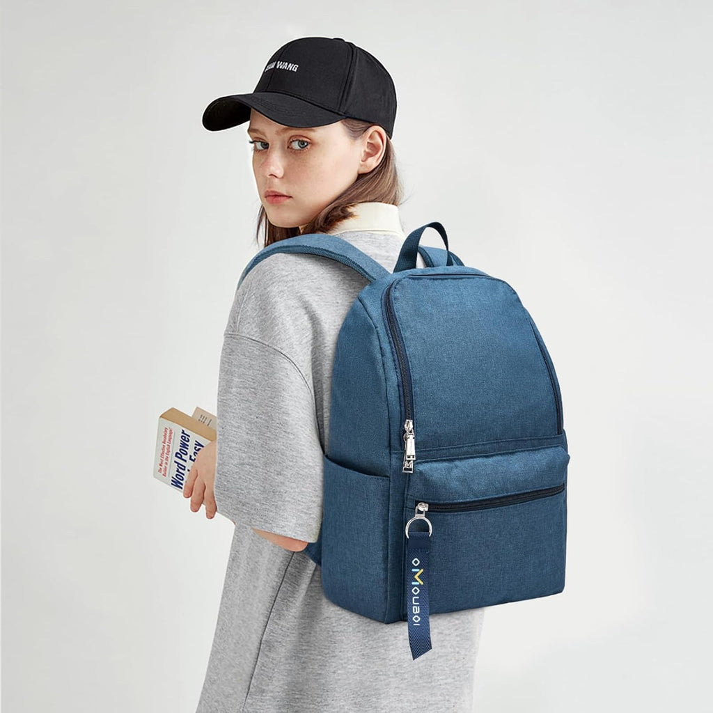 OMOUBOI Casual Daypack - Superbreak 14-Inch Laptop Backpack for Men & Women | Ideal for Travel & Business (Blue)