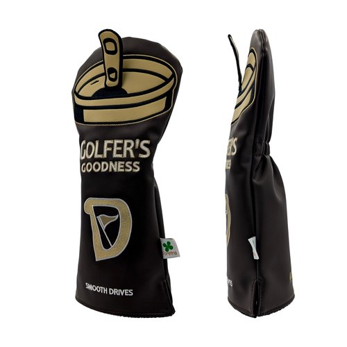 Foretra Driver Headcover - Golfers Goodness Beer Can Novelty Funny Golf Club Covers - Premium Quality Golfer Head Covers for Men Women Essential Golfing Accessory Universal Fit (Goodness)