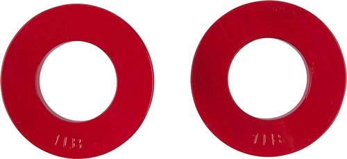 Fractional Weight Plates - 2 Each of 1/4, 1/2, 3/4, 1 lb. Total Set of 8 by Trademark Innovations (Grey, Blue, Green, & Red)