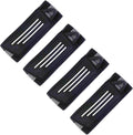 Skiennix Elastic Bike Ankle Straps - Fully Adjustable Cycling Safety Bands | 4 Pack for Jogging & Camping
