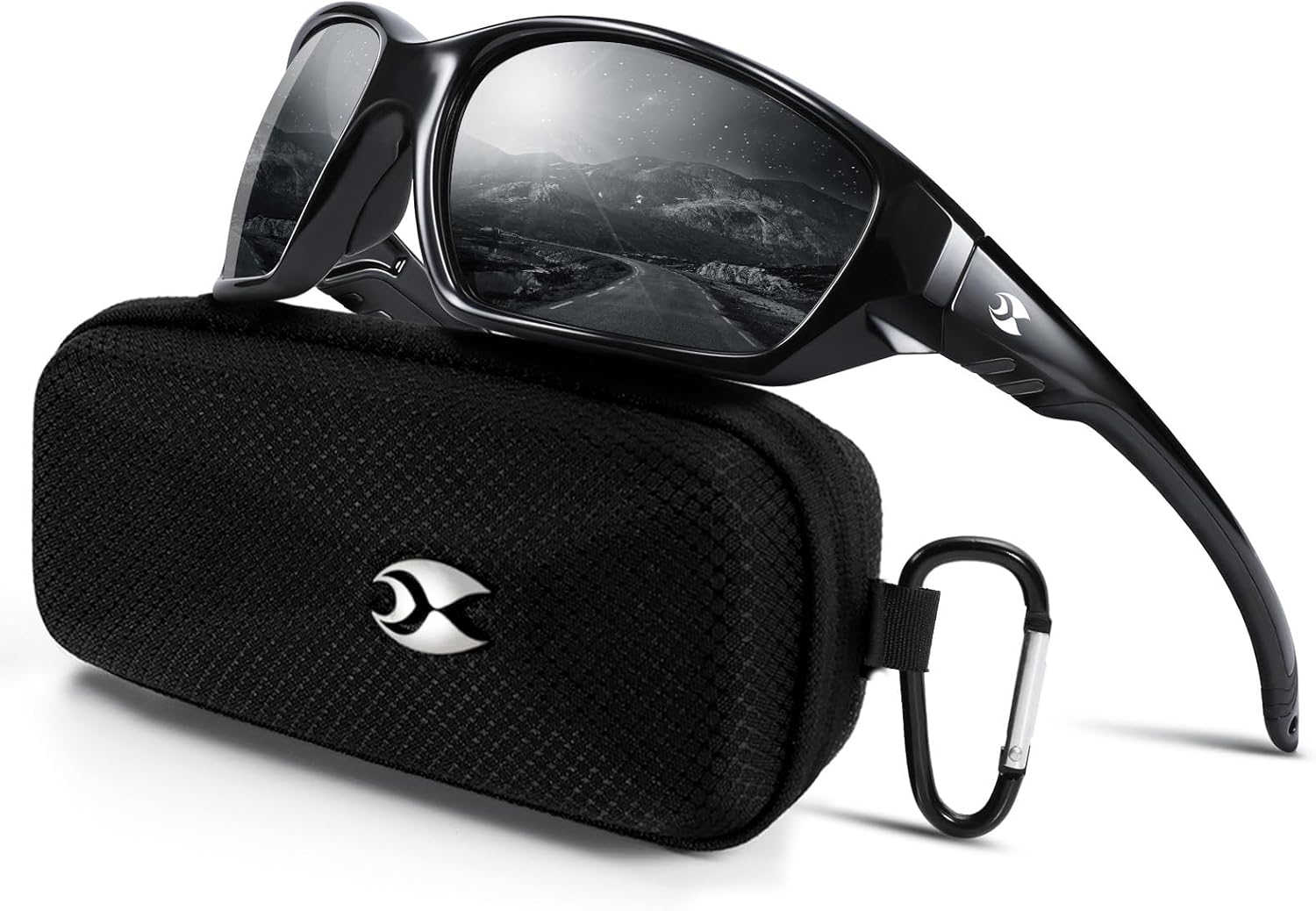 Suoso Polarized Sports Sunglasses for Men & Women - UV400 Protection Wrap-Around Goggles for Fishing & Driving