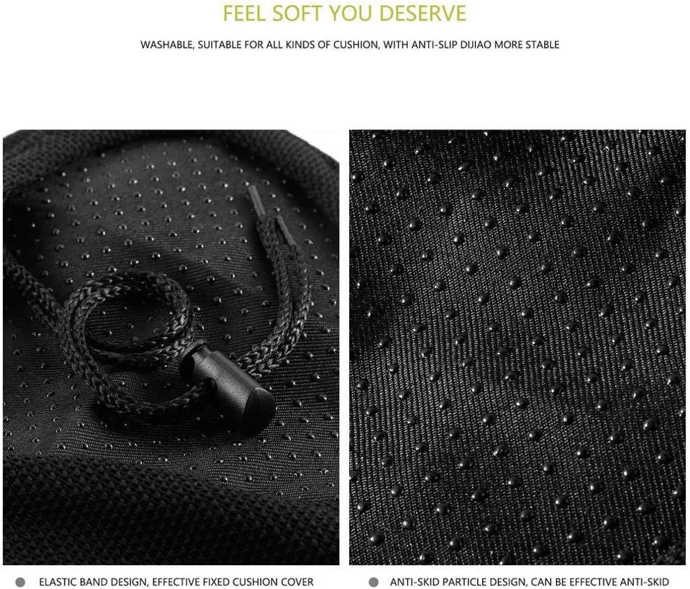 Skiennix Gel Bike Seat Cushion Cover - Comfortable & Breathable for Cruiser & Stationary Bikes | Big Size