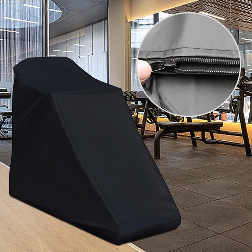 ZUDKSUY Unfolded Walking Treadmill Cover 210D 78.7x37.4x59.1 Oxford Fabric Waterproof Cover Black Walking Pad Cover in Non-Folded Condition(Non-Folding)