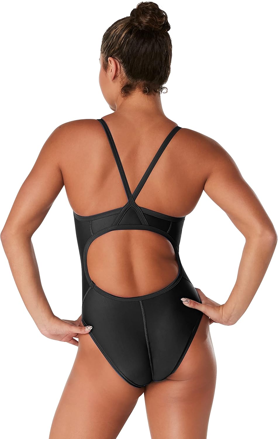 Speedo Women's One Piece Swimsuit - ProLT Flyback Design in Team Colors for Comfort & Performance