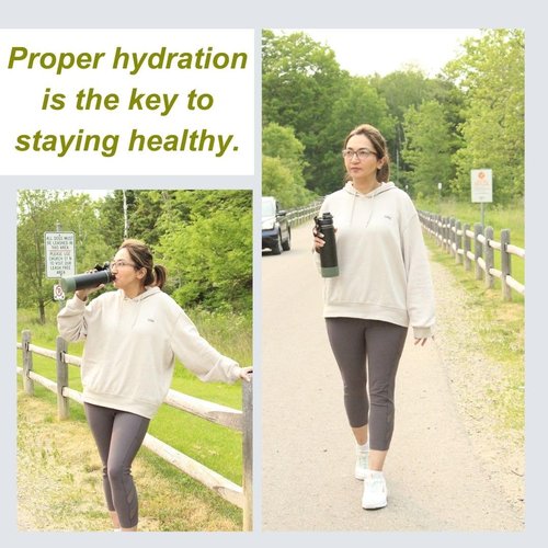 FAZLANIX 650ml/22oz Stainless Steel Water Bottle with Sports & Straw Lids Insulated Double Walled Metal Flask Leakproof Silicon Base Keep Drinks Hot Cold for Sports Gym Bike Camping Adult Men Women