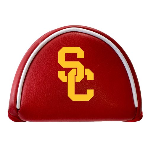 Team Golf NCAA Southern California Putter Cover - Mallet (Color) - Printed Team Golf NCAA Putter Cover - Mallet Printed, Fits Most Mallet Putters, Easily Slips on and Secures with Velcro Closure