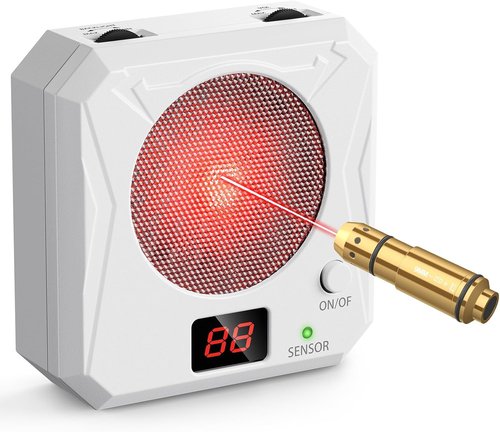 9mm Laser Training Cartridge Kit - Mute Mode Dry Fire System with Rechargeable Target | 5 Difficulty Levels