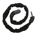 1M Bicycle Chain Heavy Duty 5 Digit Lock Combination Code Thick Bike Chain Motorbike Lock (Black)