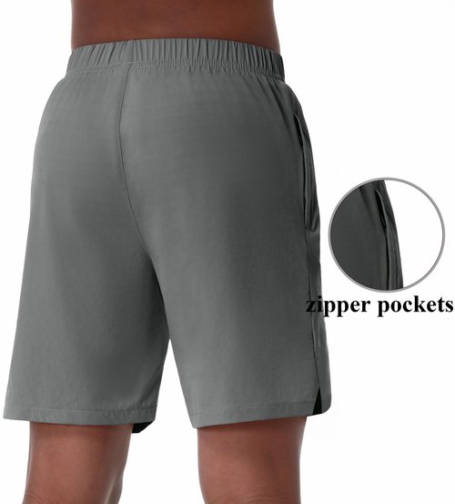 EXARUS Boys Athletic Running Shorts Quick Dry Reflective Elastic Waist with Pockets Water Resistant Hiking Gym Lightweight Shorts 14Y