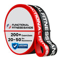Functional Fitness Pull Up Assist Resistance Bands | Heavy Duty Loop Exercise Bands for Powerlifting, Mobility, and Stretching | Travel Friendly Resistance Bands for Workout | Combo Pack of 2