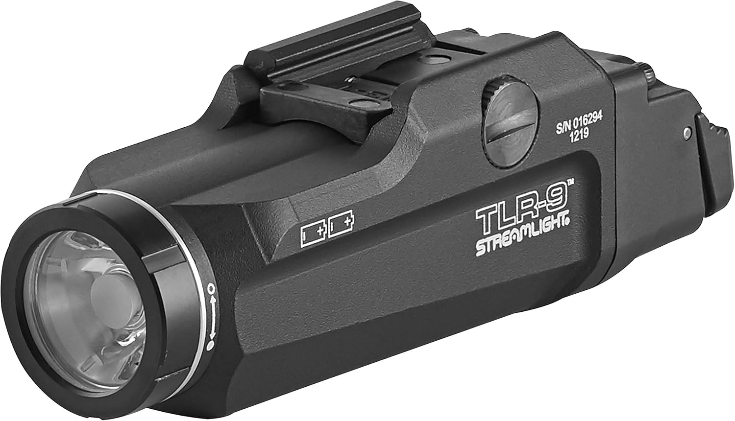 Streamlight TLR-9 Flex Tactical Light - Low-Profile Rail-Mounted with CR123A Batteries | Black