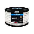Marine Grade 14 Gauge 2 Conductor Wire - 20 ft Tinned Copper, Oxygen-Free Insulated, 12/2 AWG PVC for Boats & Trailers