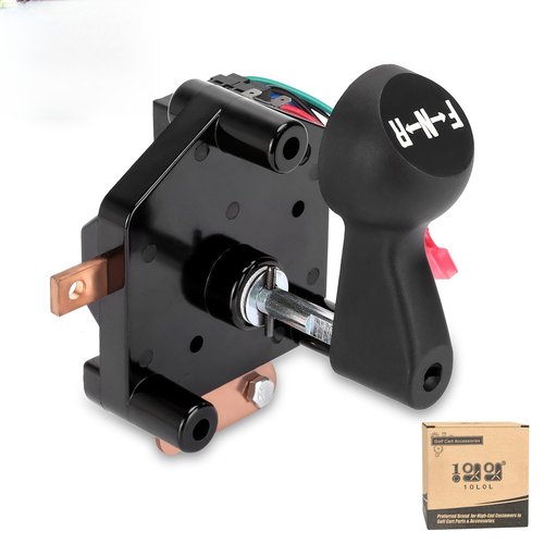 Heavy Duty Golf Cart Forward and Reverse Switch Assembly for 36V Club Car DS 1984-2005, Club Car Reverse Switch with Shift Handle, Replace OEM 1011997, 1014808, 1012987