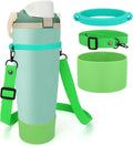 Mity rain Water Bottle Holder with Strap for Owala Freesip 30 40 oz Accessories, Carrier Sling Bag with Water Bottle Boot for Men Women Hiking Camping Travelling(Green)