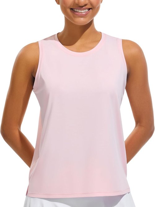 JOYSPELS Workout Tank Tops for Women - Cool-Dry Sleeveless Yoga Shirts | Athletic Running Gym Wear