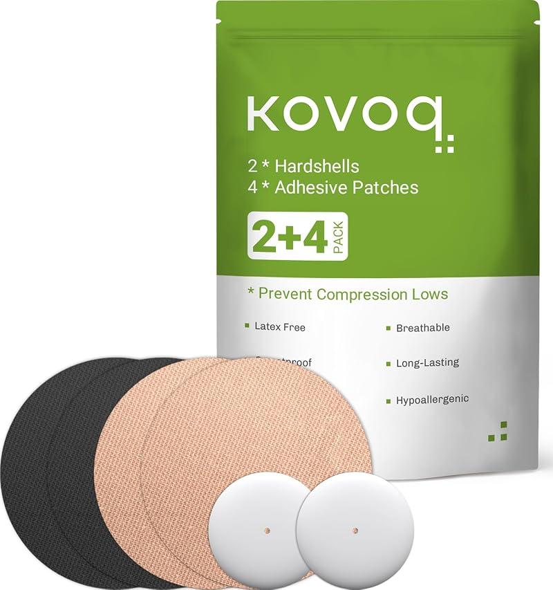2 Pack Reusable Hardshell Covers for Freestyle Libre 2 & Plus & Lingo - Hard Shell 2 Pc