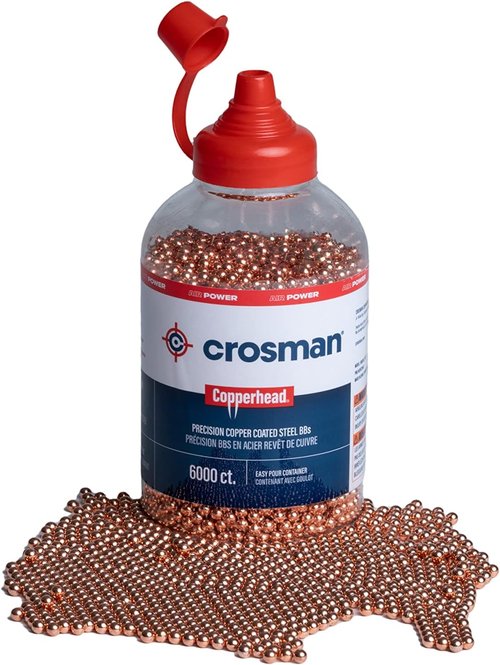 Crosman Copperhead 4.5mm BBS - Premium Copper-Coated Airgun Ammo for Enhanced Accuracy