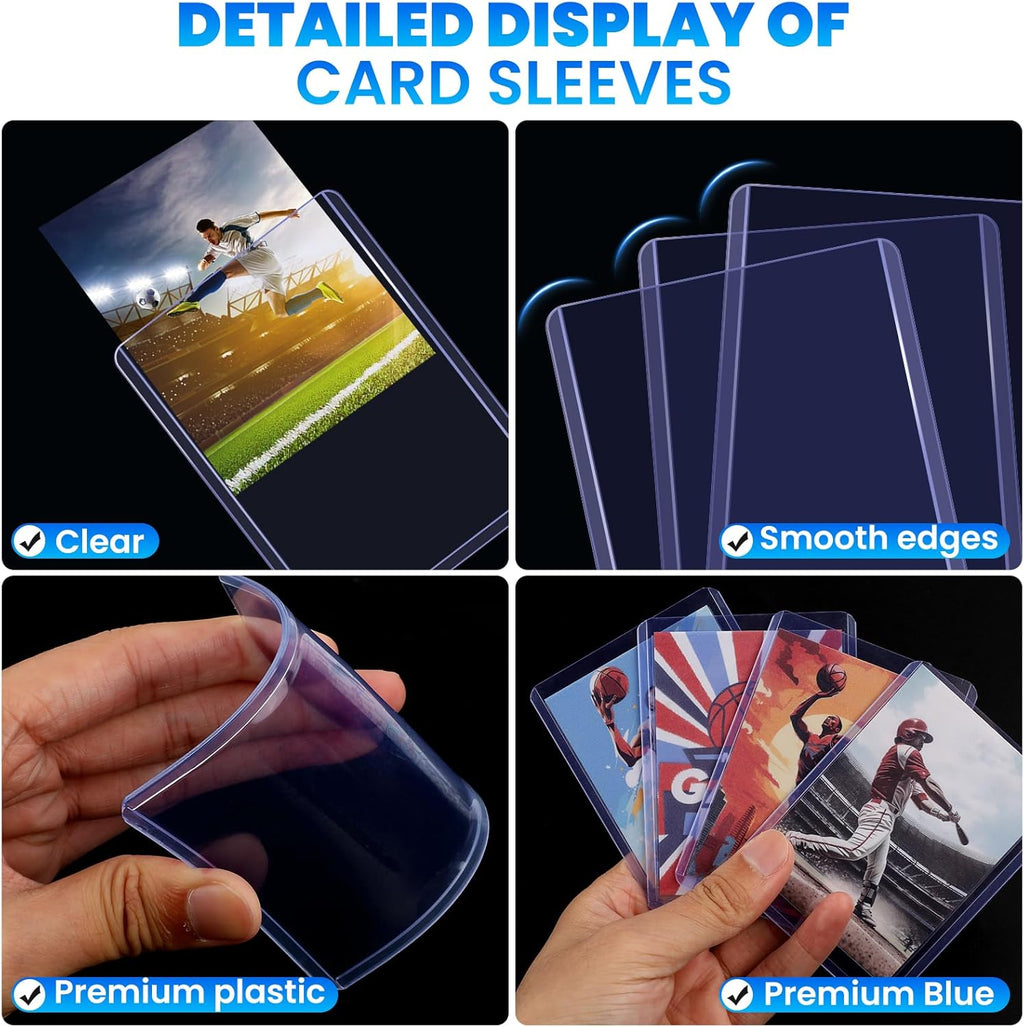 Toploaders | 200 Card Sleeves by [Brand Name] - 3" x 4" Hard Plastic Protectors for Baseball & Trading Cards