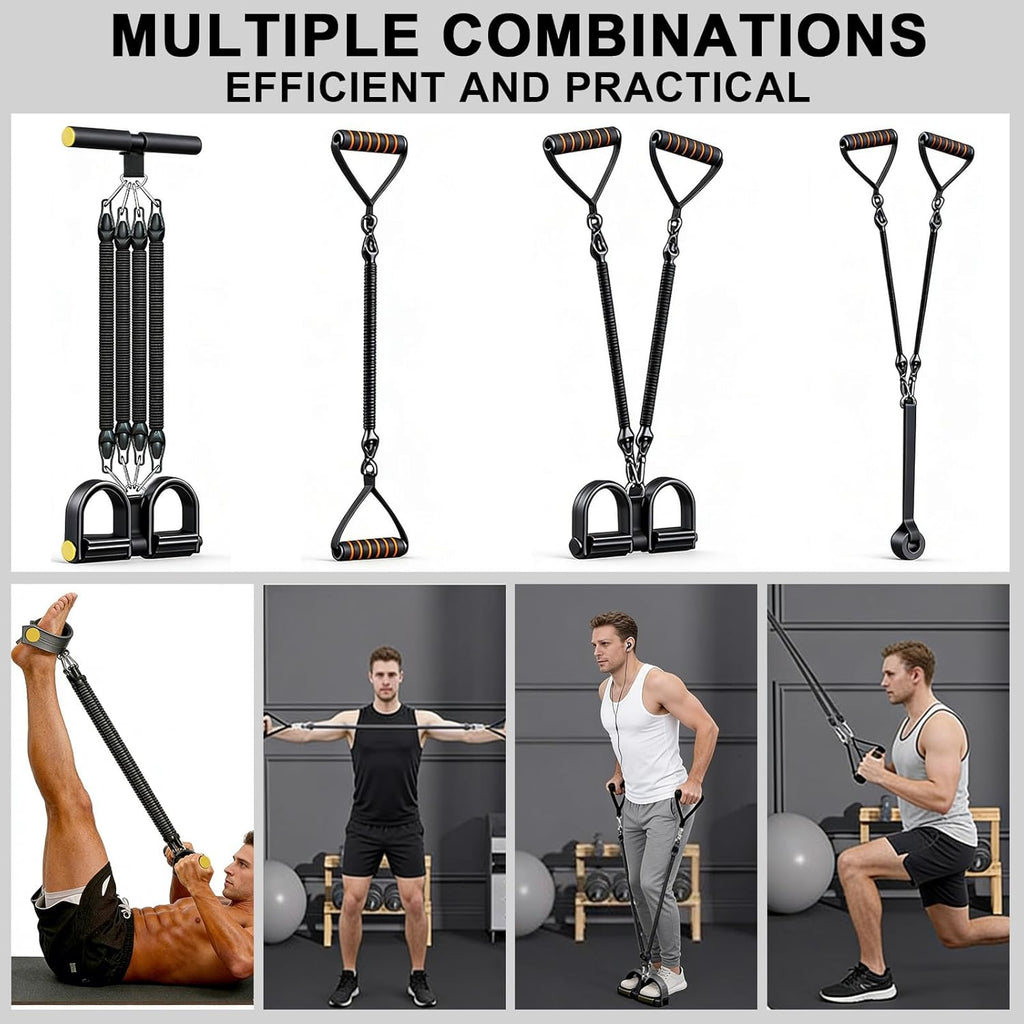 Pedal Resistance Band by [Brand Name] - Non-Slip Foot Pedals for Abdominal, Arm & Leg Workouts | Adjustable Design