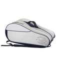 WILSON 1914 Heritage Tennis Racket Bag - Holds up to 12 Rackets, Cream/Dark Navy