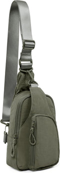 ODODOS Sling Bag - Lightweight Crossbody Chest Bag with Adjustable Straps for Casual Travel & Hiking