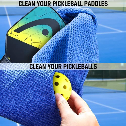 ERHACHAIJIA Forget Calm and Smash It Embroidered Sports Towel with Clip. Funny Gifts for Men, Women, Pickleball Lovers, Birthday, Retirement, Mother's Day