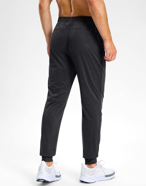 G Gradual Men's Sweatpants - Quick Dry Tapered Joggers with Zipper Pockets for Athletic Workouts