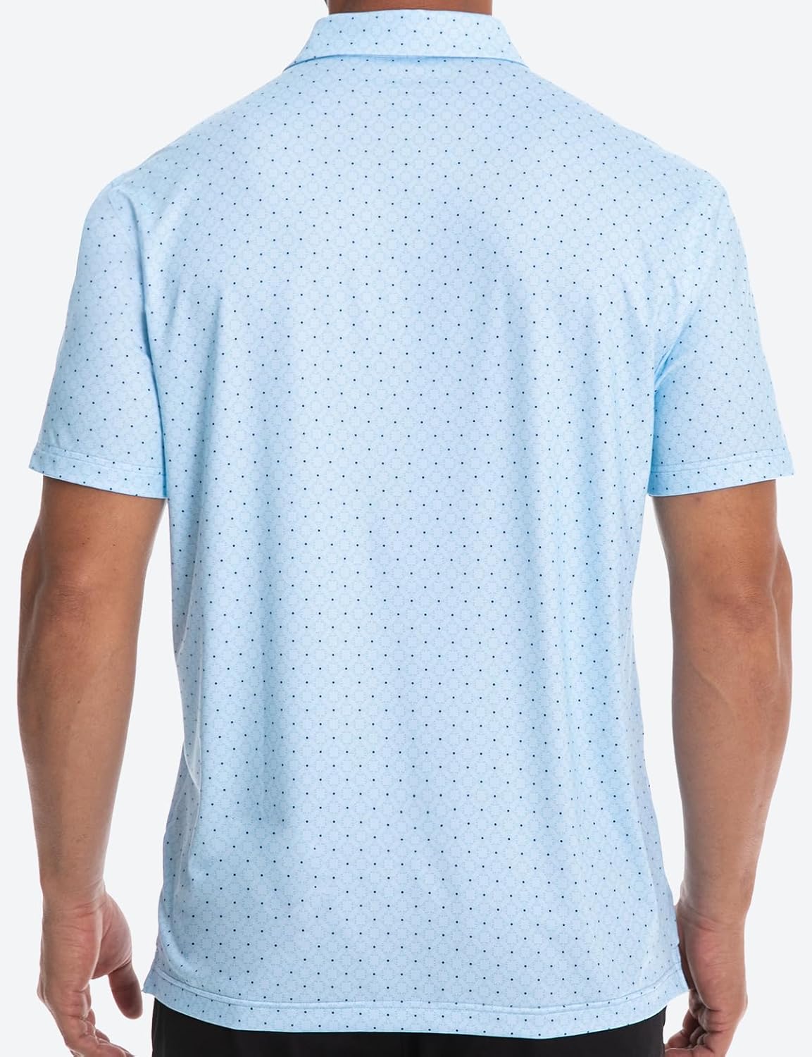 Skiennix Men's Golf Polo Shirt - Short Sleeve Dry Fit Moisture-Wicking Performance | Stylish Print Design