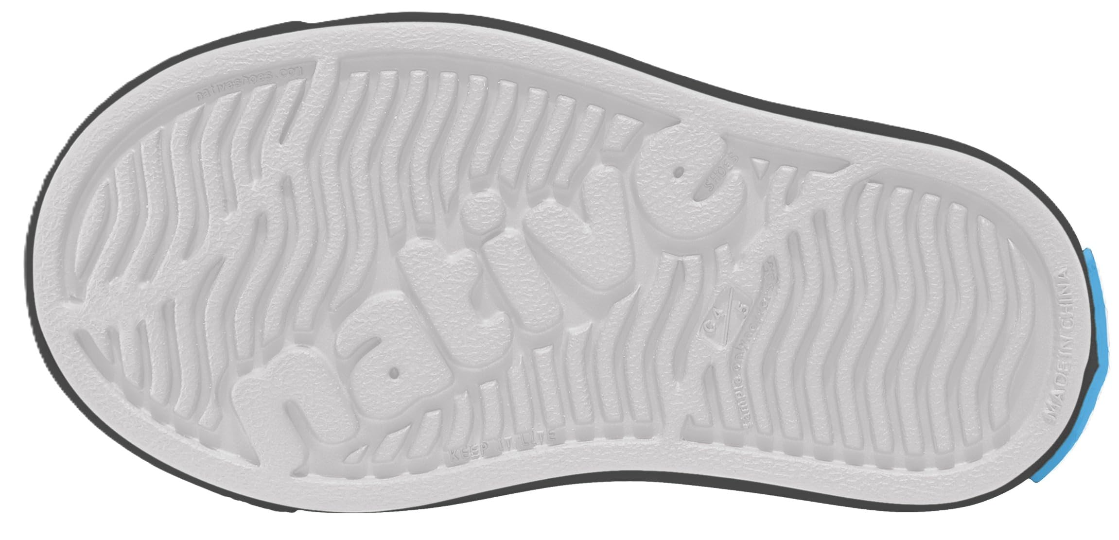 Native Shoes Unisex-Kids Jefferson Sneakers, Cloud Grey/Dublin Grey, 12 Little Kid