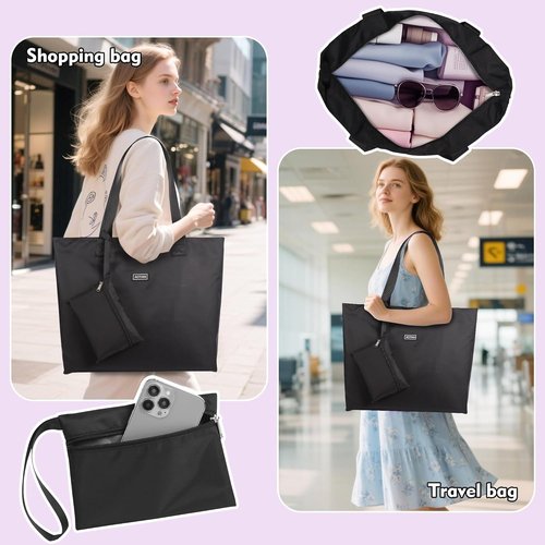 AOTIAN Heavy Duty Reusable Grocery Bags - 20L Thickened Polyester, Water-Resistant, Machine Washable Tote Bag