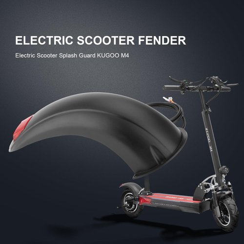 Yungeln Rear Mudguard with Taillight Scooter Fender Bracket Replacement Accessory Compatible with Kugoo M4, M4Pro Electric Scooter