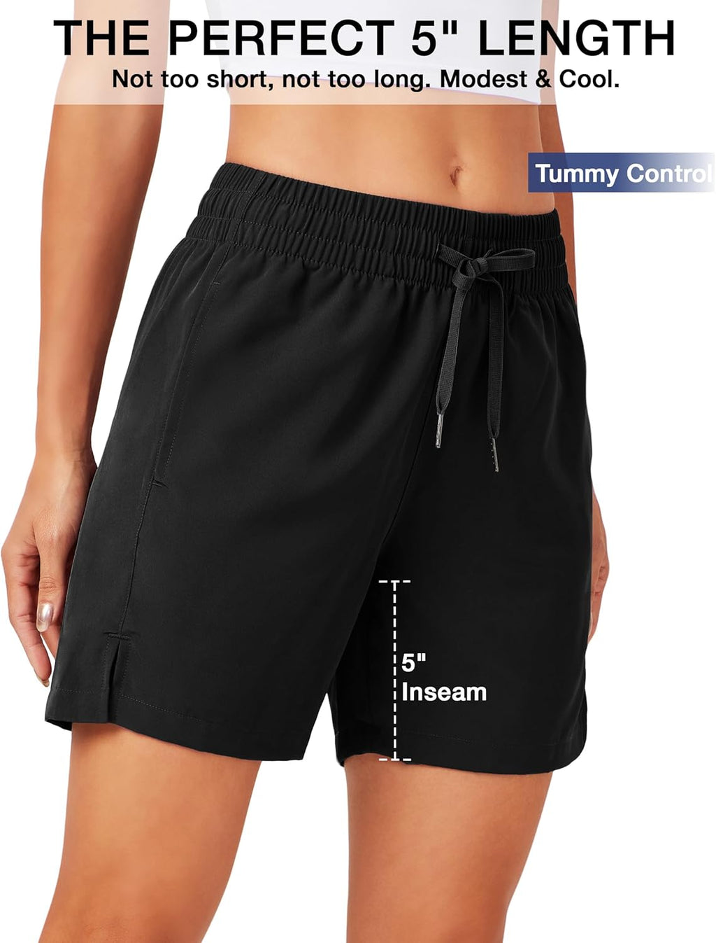 ZUTY Women's Athletic Shorts - Lightweight Quick-Dry Running Shorts with Pockets | 3-Pack