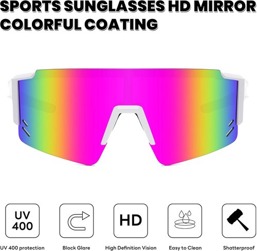 FEISEDY Kids Sunglasses - UV400 Youth Baseball Shades for Boys & Girls Age 8-16 | Stylish & Durable