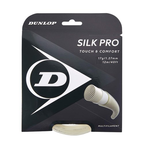 Dunlop Sports Silk Pro Tennis String, 17G, 40' Set