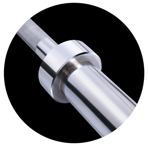 Signature Fitness Olympic Barbell, 6FT, Chrome