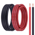 6 Gauge Battery Cable - 15FT Red & 15FT Black | Stranded Oxygen-Free Copper for Automotive & Marine Use