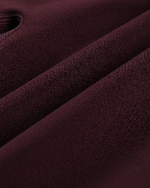 AUROLA Power Workout Leggings for Women Tummy Control Squat Proof Ribbed Thick Seamless Scrunch Active Pants,Black Cherry,M