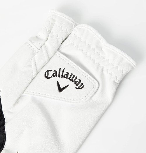 Callaway Golf Weather Spann Glove - Premium Grip & Comfort | Men's Size Large, White