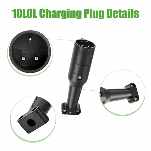10L0L Golf Cart Club Car Charger Plug 48V Charger Cord Plug, Suitable for 1995-Up Club Car DS & Precedent Golf Carts, OEM #101828901, 1018289-01