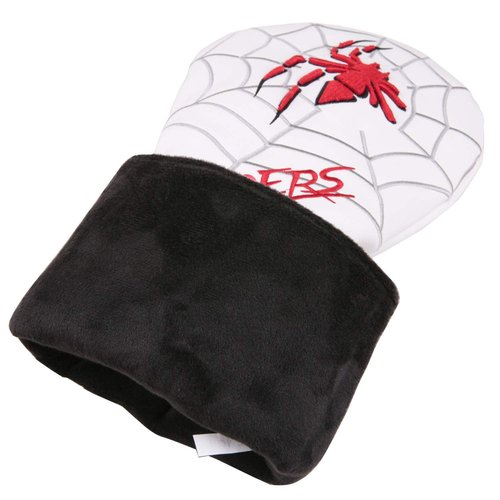 4pcs/Set Spider Embroidery White Golf Club Driver Fairway Wood Hybrid Head Covers 1 3 5 UT Covers