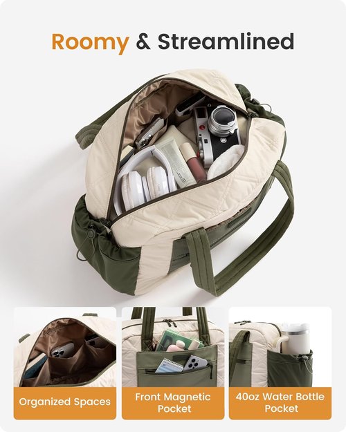 LOVEVOOK Gym Bag - Lightweight Travel Duffle with Wet Pocket | Perfect for Yoga, Weekend Trips, and More