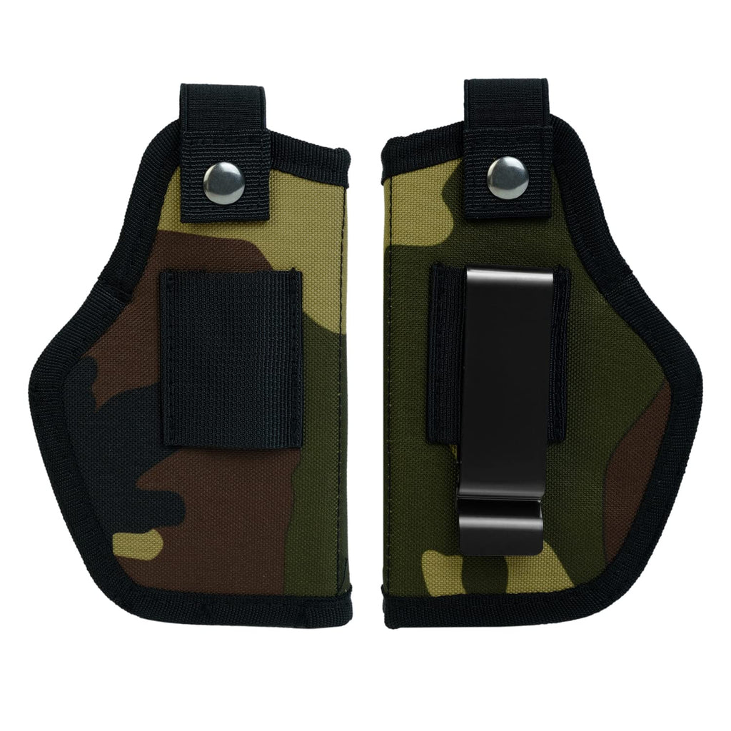 Universal Gun Holsters for Men Women, IWB/OWB 9mm Holsters for Pistols Right Left, 380 Gun Holster, Concealed Carry Holster Fits S&W M&P Shield Glock 17 19 26 27 42 43 Revolver, Similar Handguns