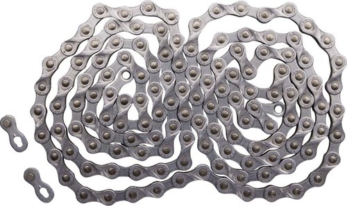 KMC E9 EPT Bicycle Chain - Durable Silver Finish | 136 Links for Smooth Performance