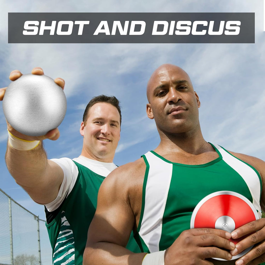 Skiennix Throwing Discus & Iron Shot Put Ball Set - Ideal Training Equipment for Beginners | Outdoor Practice