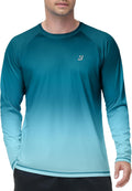 Roadbox Men's UPF 50+ Swim Shirt - Long Sleeve UV Sun Protection Rash Guard | Quick Dry SPF T-Shirt for Beach & Surfing