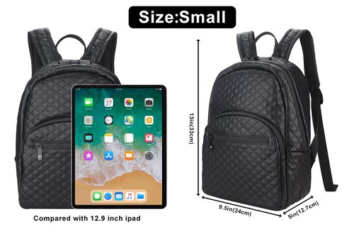 FIREDOG Smell Proof Backpacks with Lock, Smell Proof Bookbag Bag for Men Women Travel (Black)